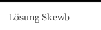 Lösung Skewb